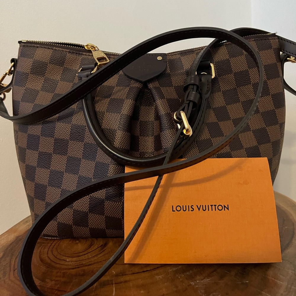 AUTHENTIC Louis Vuitton Siena PM Damier Ebene